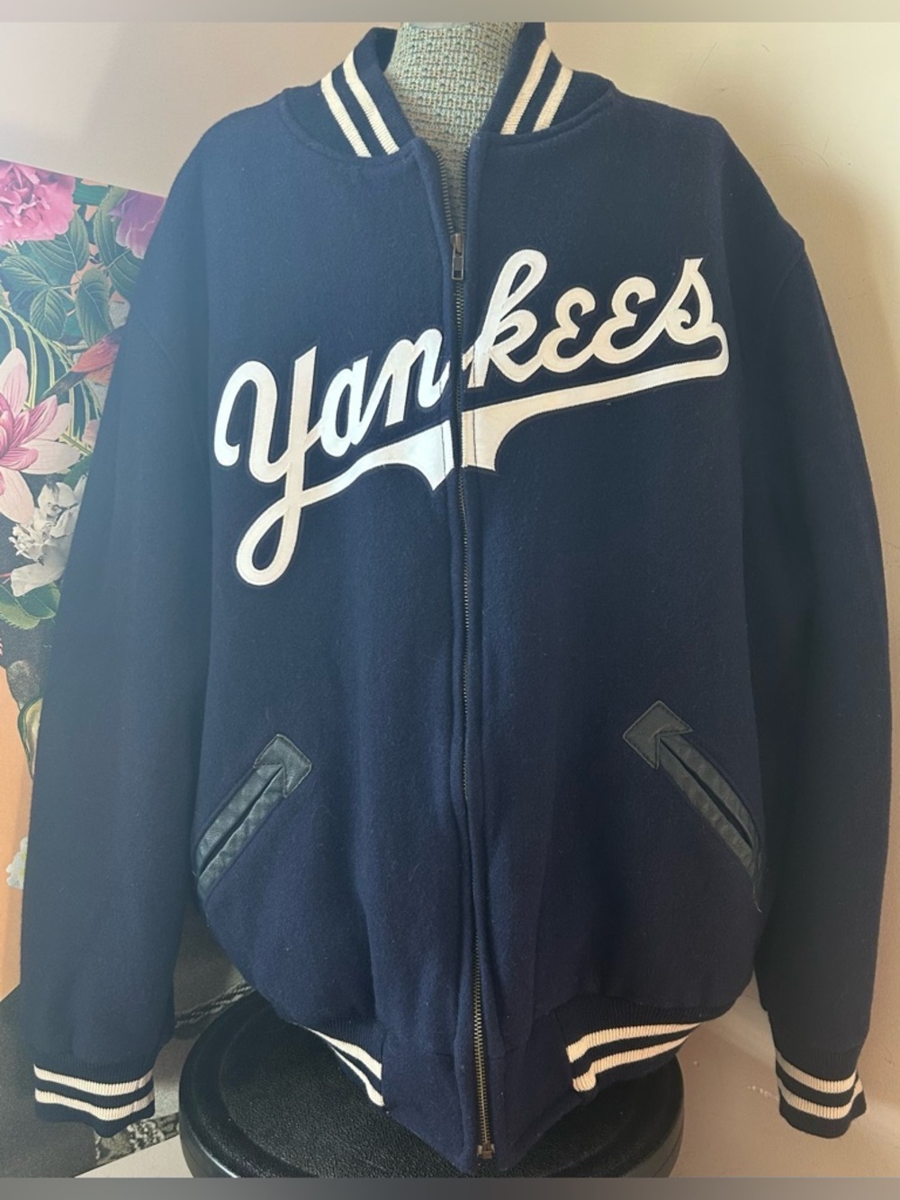 MITCHELL & NESS COOPERSTOWN COLLECTION MLB NEW YORK YANKEES 1952 NAVY BLUE 52